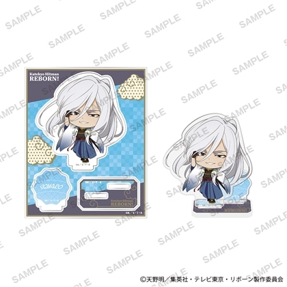 「家庭教師ヒットマンREBORN!」ミニアクリルスタンドプレート 和モダンver. スクアーロ（10年後）