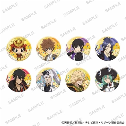 「家庭教師ヒットマンREBORN!」トレーディンググリッター缶バッジ 和モダンver. BOX