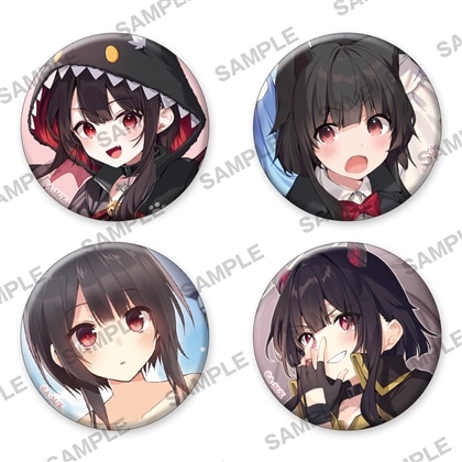 『この素晴らしい世界に祝福を！』誕生祭2025　缶バッジ4個セット　めぐみん