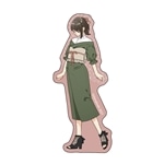 現代創作和服　花月作品集　ステッカー　A