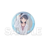 『青春ブタ野郎はビーチクイーンの夢を見ない＋』BIGキラキラ缶バッジ 桜島麻衣