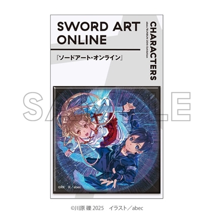 abec/BUNBUN 20th Exhibition CHARACTERS メタリックスクエア缶バッジ『ソードアート・オンライン』