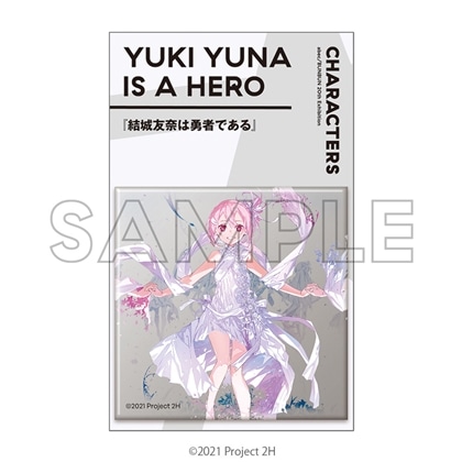 abec/BUNBUN 20th Exhibition CHARACTERS メタリックスクエア缶バッジ『結城友奈は勇者である』