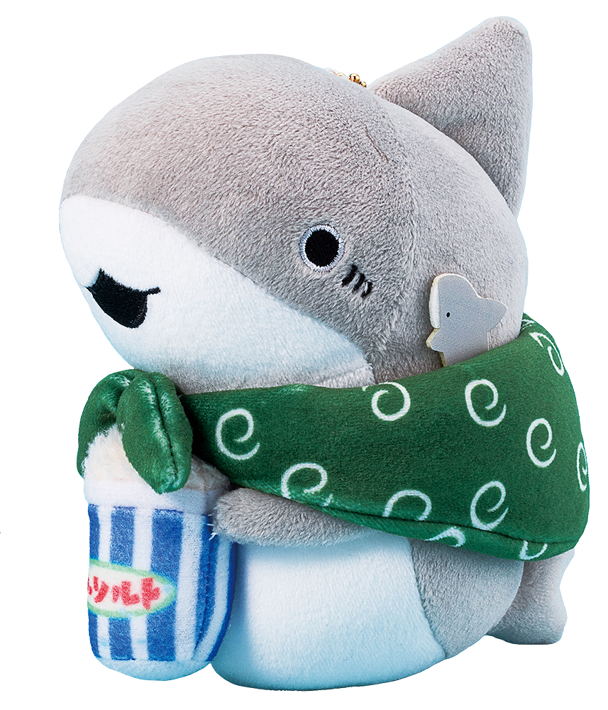 「映画 おでかけ子ザメ とかいのおともだち」むにゅぐるみマスコット 子ザメ