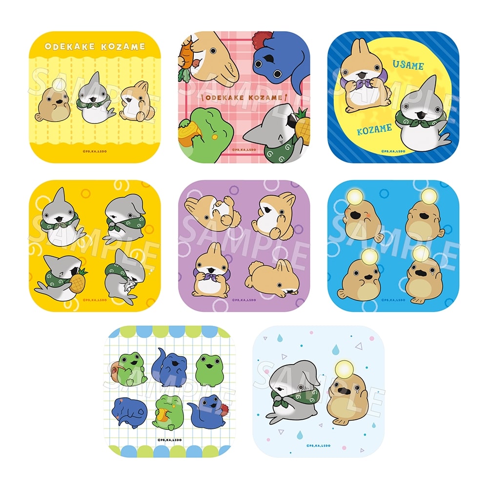 「映画 おでかけ子ザメ とかいのおともだち」トレーディングミニタオル