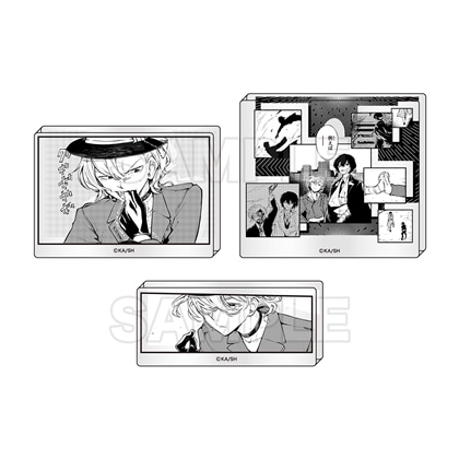 「文豪ストレイドッグス」コマプレートスタンド 3個セット【E】