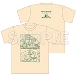 【二次受注】『キノの旅 the Beautiful World』25周年記念 Tシャツ　C 騎士キノ＆パイロットキノ　XLサイズ