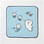 ひよこ　ハンドタオル1枚 ブルー