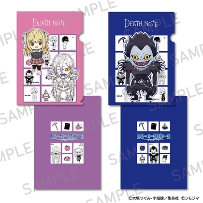 DEATH NOTE A4クリアファイル2枚セット シモジマコラボver. 弥海砂・リューク・レム