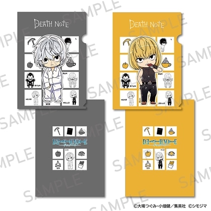 DEATH NOTE A4クリアファイル2枚セット シモジマコラボver. ニア・メロ