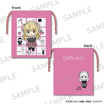 DEATH NOTE 巾着 シモジマコラボver. 弥海砂