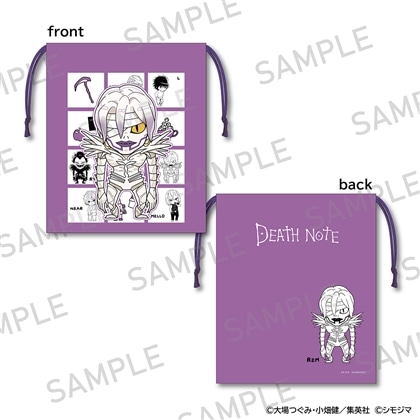 DEATH NOTE 巾着 シモジマコラボver. レム