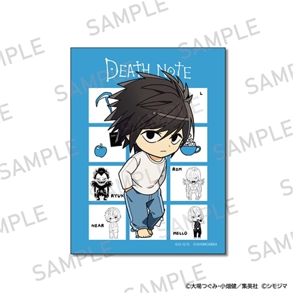 DEATH NOTE ステッカー シモジマコラボver. L