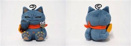 CHARACTERS abec/BUNBUN 20th Exhibition ぬいぐるみキーホルダー　BUNBUN招き猫