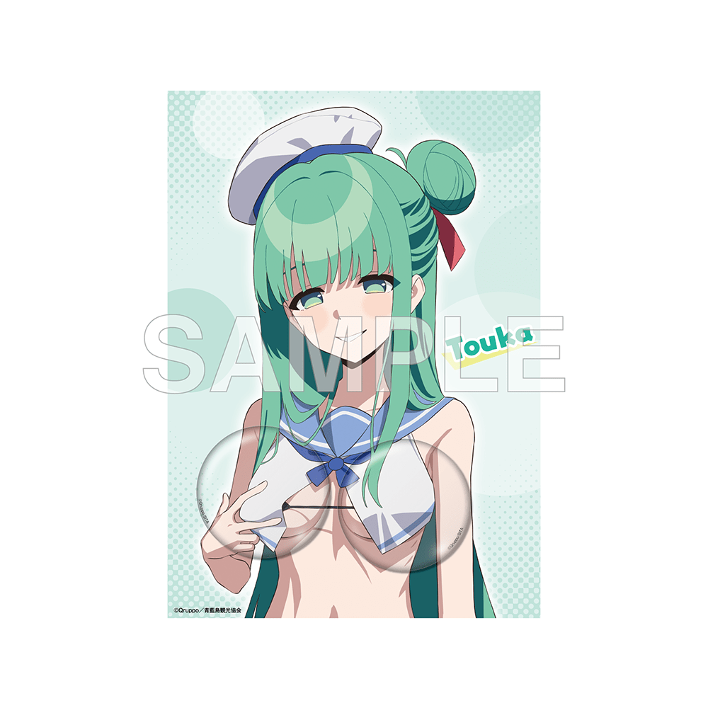 【二次受注】「ぬきたし THE ANIMATION」パイバッジ マリンセーラー水着ver. 冷泉院 桐香