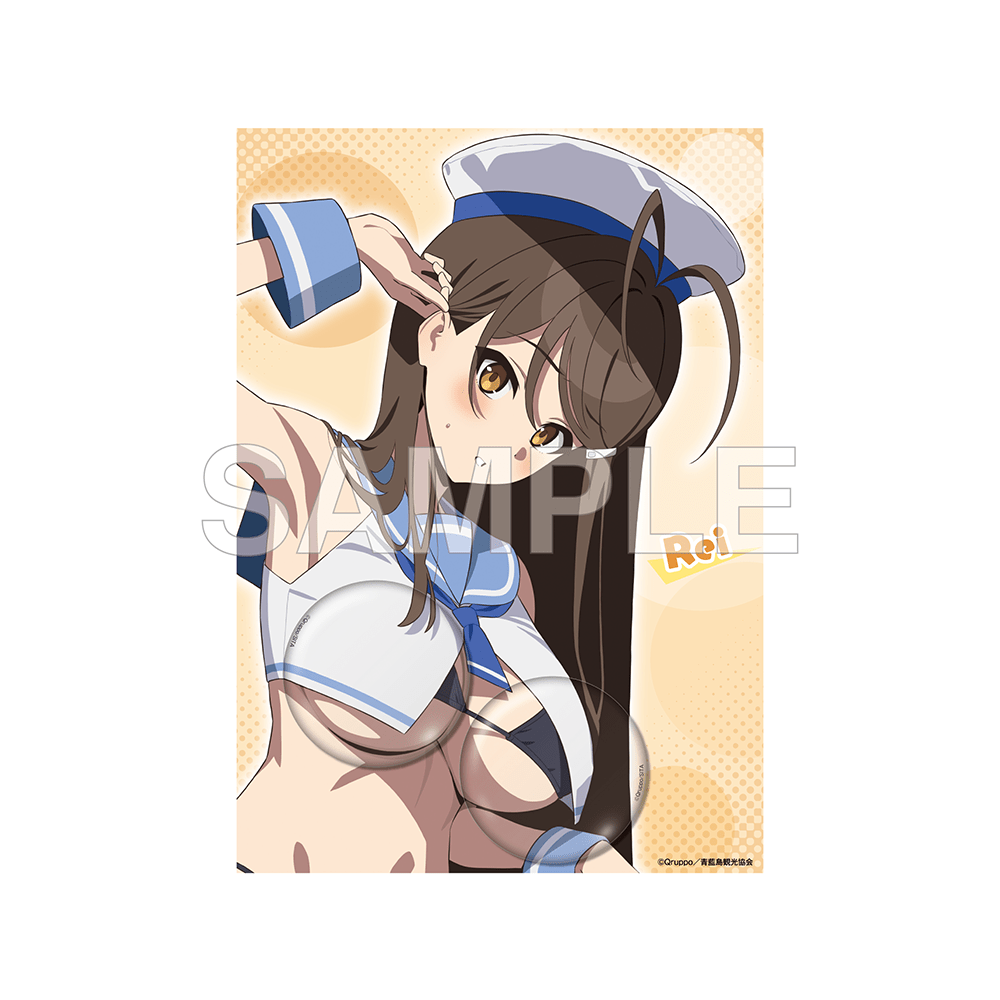 【二次受注】「ぬきたし THE ANIMATION」パイバッジ マリンセーラー水着ver. 糺川 礼