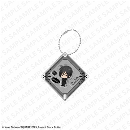 アニメ「黒執事 -緑の魔女編-」シャカシャカアクリルキーホルダー セバスチャン・ミカエリス（ミニキャラ）