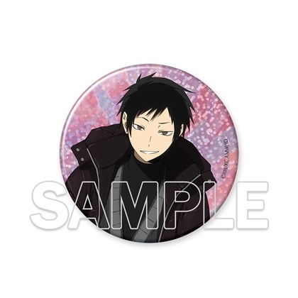 『デュラララ!!×２』Ver.winter キラキラ缶バッジ 折原臨也