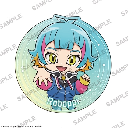 遊☆戯☆王ＶＲＡＩＮＳ ステッカー 共にver. ロボッピ(人間態) にいてんご