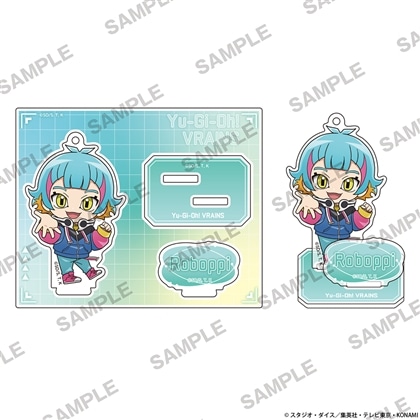 遊☆戯☆王ＶＲＡＩＮＳ にいてんごアクリルスタンド 共にver. ロボッピ(人間態）