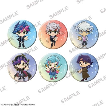 遊☆戯☆王ＶＲＡＩＮＳ にいてんごきらきら缶バッジコレクション 共にver. Pack