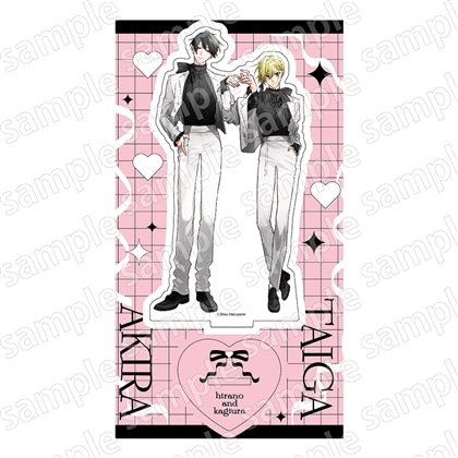 アクリルスタンド　平野と鍵浦　BLACK&PINK ver.