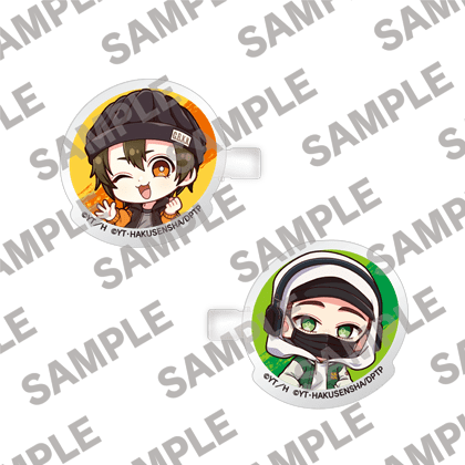 拷問バイトくんの日常 ミニキャラアクリルクリップセット ストリートシリーズ　ミケ＆ヒュー