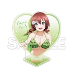 LoveLive! Days 2025年10月号『ラブライブ！虹ヶ咲学園スクールアイドル同好会』ハート型ラメ入りアクリルスタンド エマ・ヴェルデ