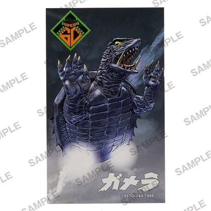 ガメラ60th記念大首絵ステッカー　昭和ガメラ