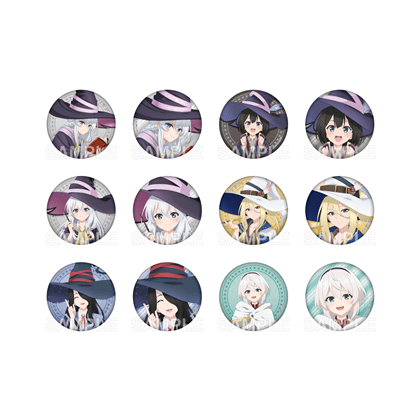 「魔女の旅々」トレーディングきらきら缶バッジ Anime 5th Anniversary　BOX