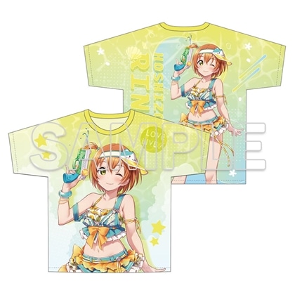 【会場先行】『ラブライブ！』フルグラフィックTシャツ Ver.水着　星空 凛