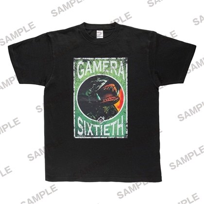 ガメラ60th記念Tシャツ　BLACK　XL