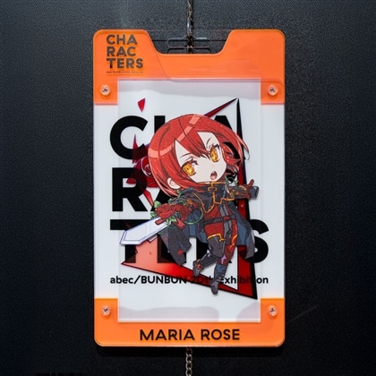 【抽選販売】abec/BUNBUN 20th Exhibition CHARACTERS 展示品販売 Chibi CHARACTERS Cards　『薔薇のマリア』マリアローズ