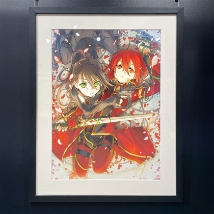 【抽選販売】abec/BUNBUN 20th Exhibition CHARACTERS 展示品販売 スニーカー文庫 『薔薇のマリア』 15.愛も憎しみも絶望も カバーイラスト