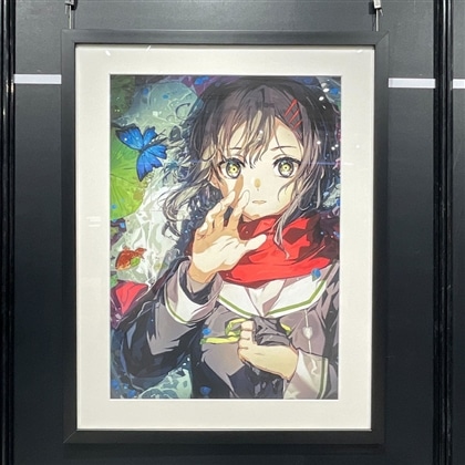 【抽選販売】abec/BUNBUN 20th Exhibition CHARACTERS 展示品販売 MF文庫J『恋は暗黒。』2 カバーイラスト