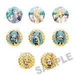 「初音ミク×弘前りんご」 キラキラトレーディング缶バッジ 弘前 全8種【１ピース】