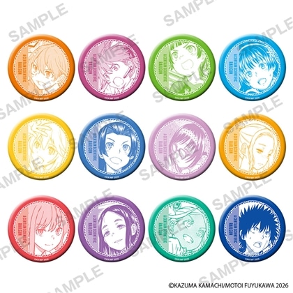 コミック「とある科学の超電磁砲」　トレーディングキャラクター缶バッジ　box