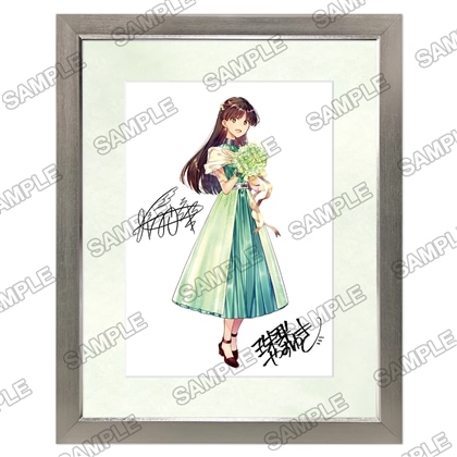 カドカワBOOKS10周年記念 複製サイン入りA5キャラファイングラフン入りキャラファイングラフ『聖女の魔力は万能です』セイ