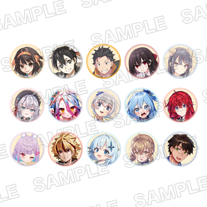 ライトノベル展2025 トレーディング缶バッジ