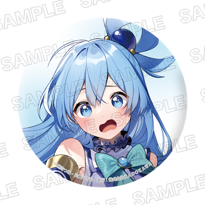 ライトノベル展2025 ホログラム缶バッジ　この素晴らしい世界に祝福を！