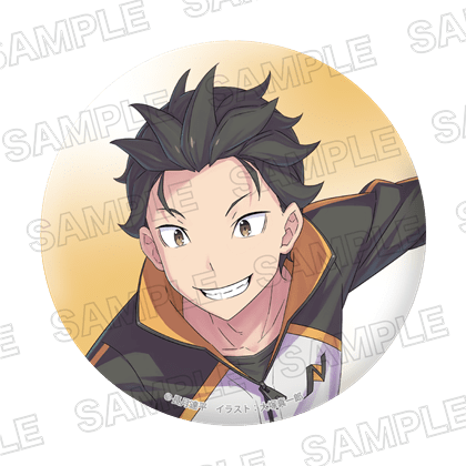 ライトノベル展2025 ホログラム缶バッジ　Re:ゼロから始める異世界生活