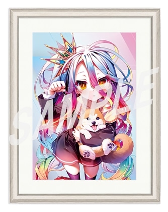 ライトノベル展2025 B4キャラファイングラフ　ノーゲーム・ノーライフ