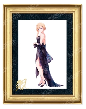 MF文庫J『秋の学園祭2025』複製サイン入りB4キャラファイングラフ　『義妹生活』綾瀬沙季