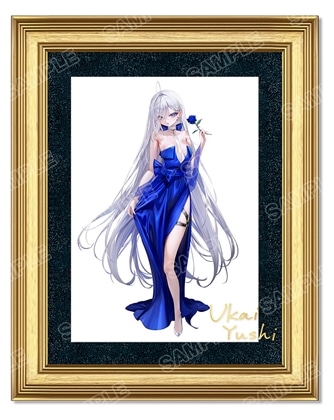 MF文庫J『秋の学園祭2025』複製サイン入りB4キャラファイングラフ　『死亡遊戯で飯を食う。』幽鬼