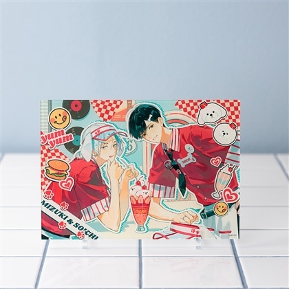 泉月と聡一「Puppy's DINER」アクリルパネル　Aタイプ