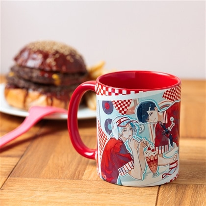 泉月と聡一「Puppy's DINER」ツートンマグカップ