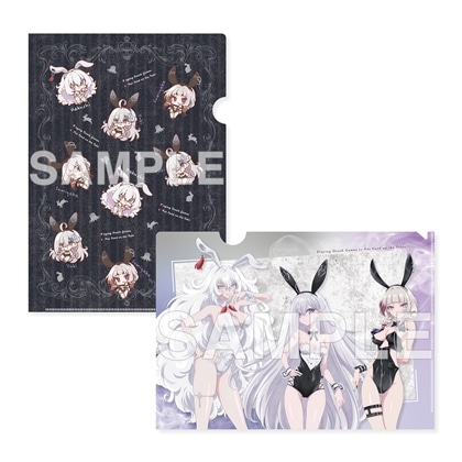 死亡遊戯で飯を食う。 クリアファイルセット CANDLE WOODS ver. 幽鬼＆墨家＆白士