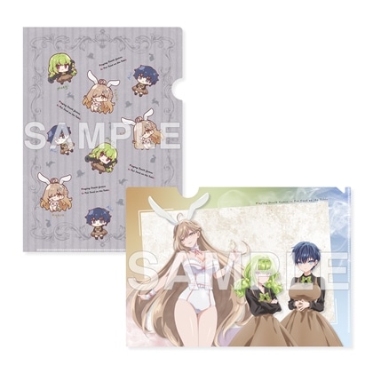 死亡遊戯で飯を食う。 クリアファイルセット CANDLE WOODS ver. 藍里＆伽羅＆萌黄