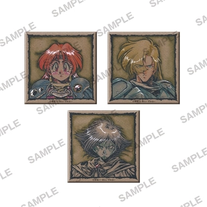 【原作35周年記念】『スレイヤーズ』スクエア缶バッジ3個セット