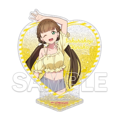LoveLive! Days 2025年12月号『ラブライブ！スーパースター!!』ハート型ラメ入りアクリルスタンド 桜小路きな子